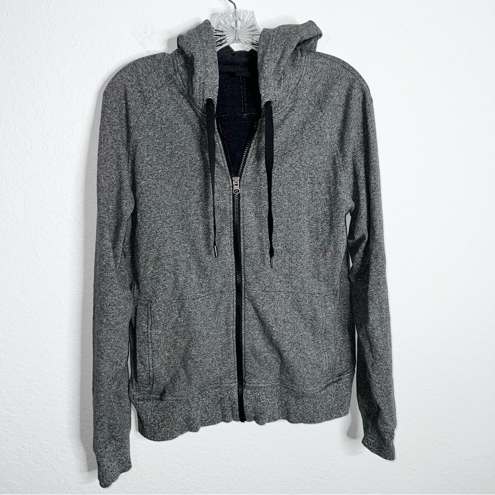 Lululemon Hoodie Jacket Women Size 8 Sweater Full Zip Space Gray Heathered C4